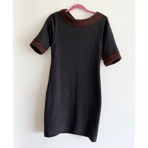 Yigal Azrouel 100% Wool Dress in Gray Size 2